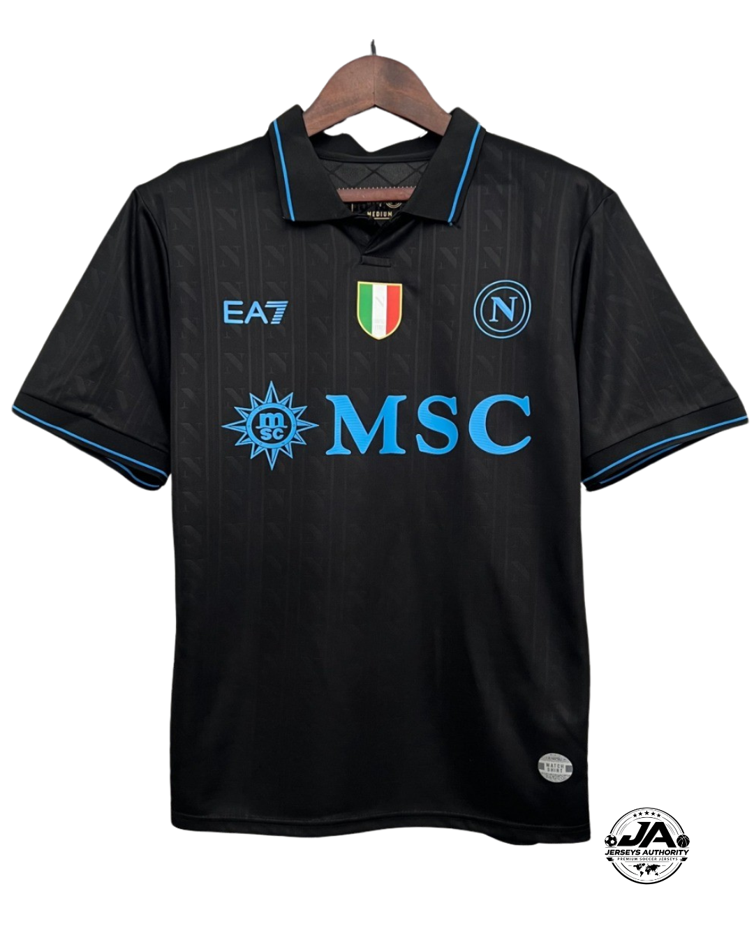 25/26 Napoli Third Black Jersey - Fan Version