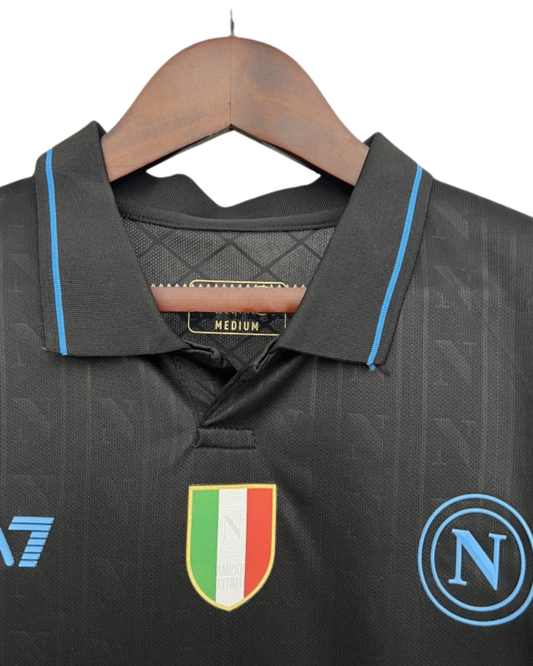 25/26 Napoli Third Black Jersey - Fan Version