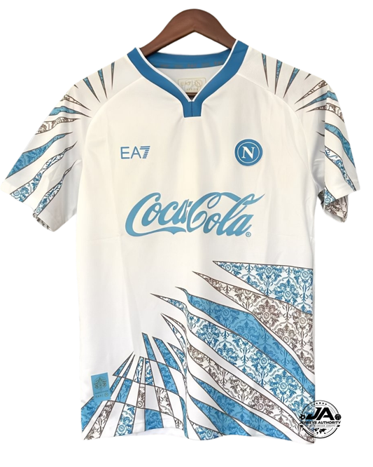25/26 Napoli WHITE Pre-Match Jersey - Fan Version