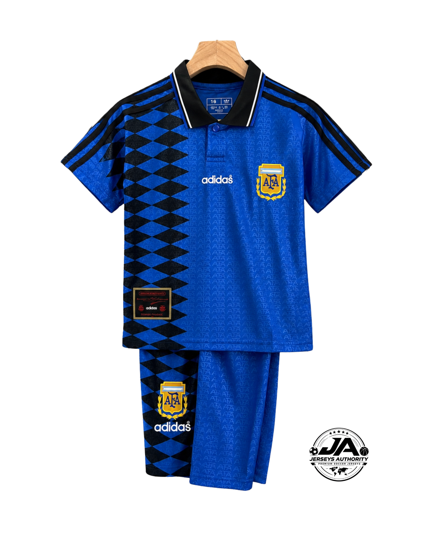 Argentina Away Retro 1994 Kids Kit