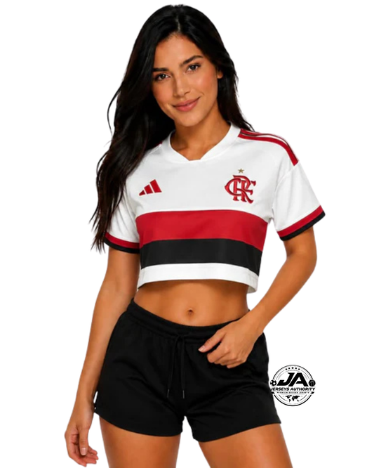 Camisa Cropped Flamengo II 2026 Away Feminina - Torcedor