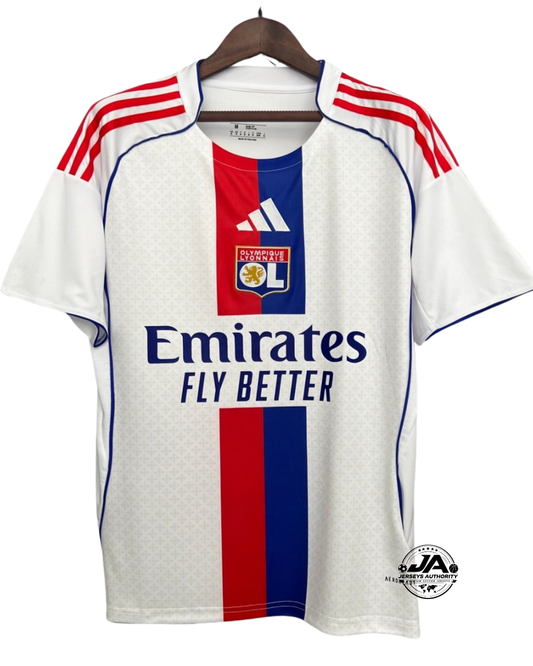 2025/26 Olympique Lyonnais Home Jersey - Fan Version