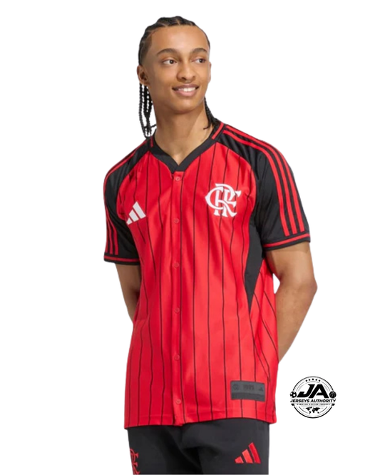 Camisa Flamengo 2025/26 Baseball US Pack [Slim Fit] - Torcedor