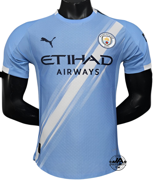Manchester City 2025/26 Home Player Jersey - Slim Fit