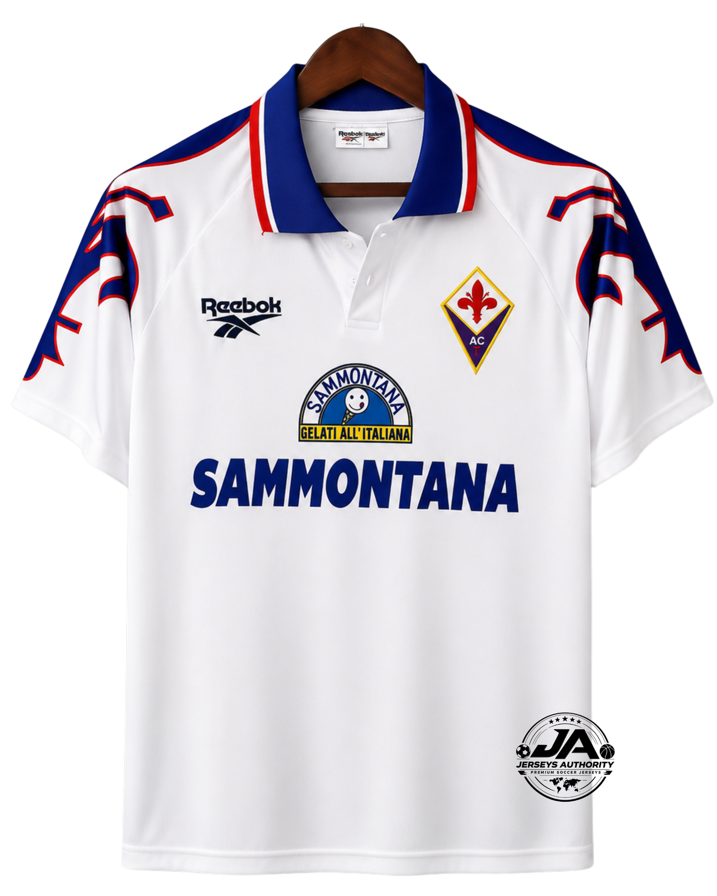Fiorentina 95/96 Away Jersey - Retro Version