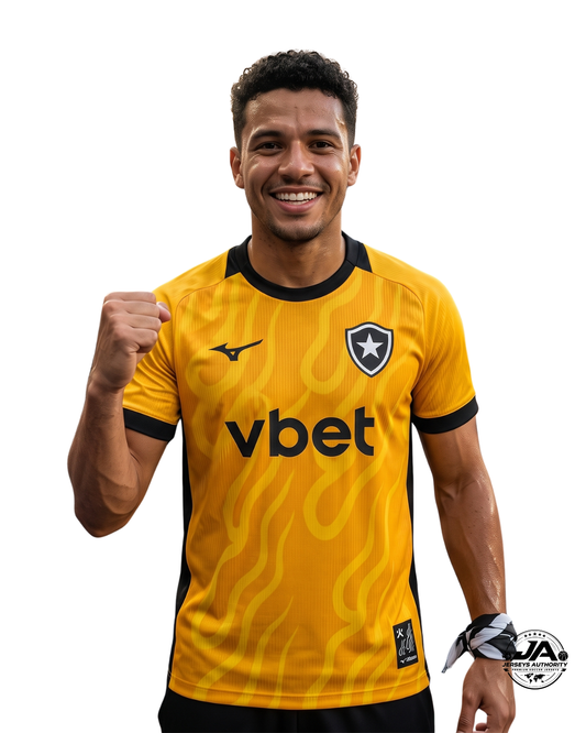 2026 Botafogo Goalkeeper Yellow Jersey - Fan Version