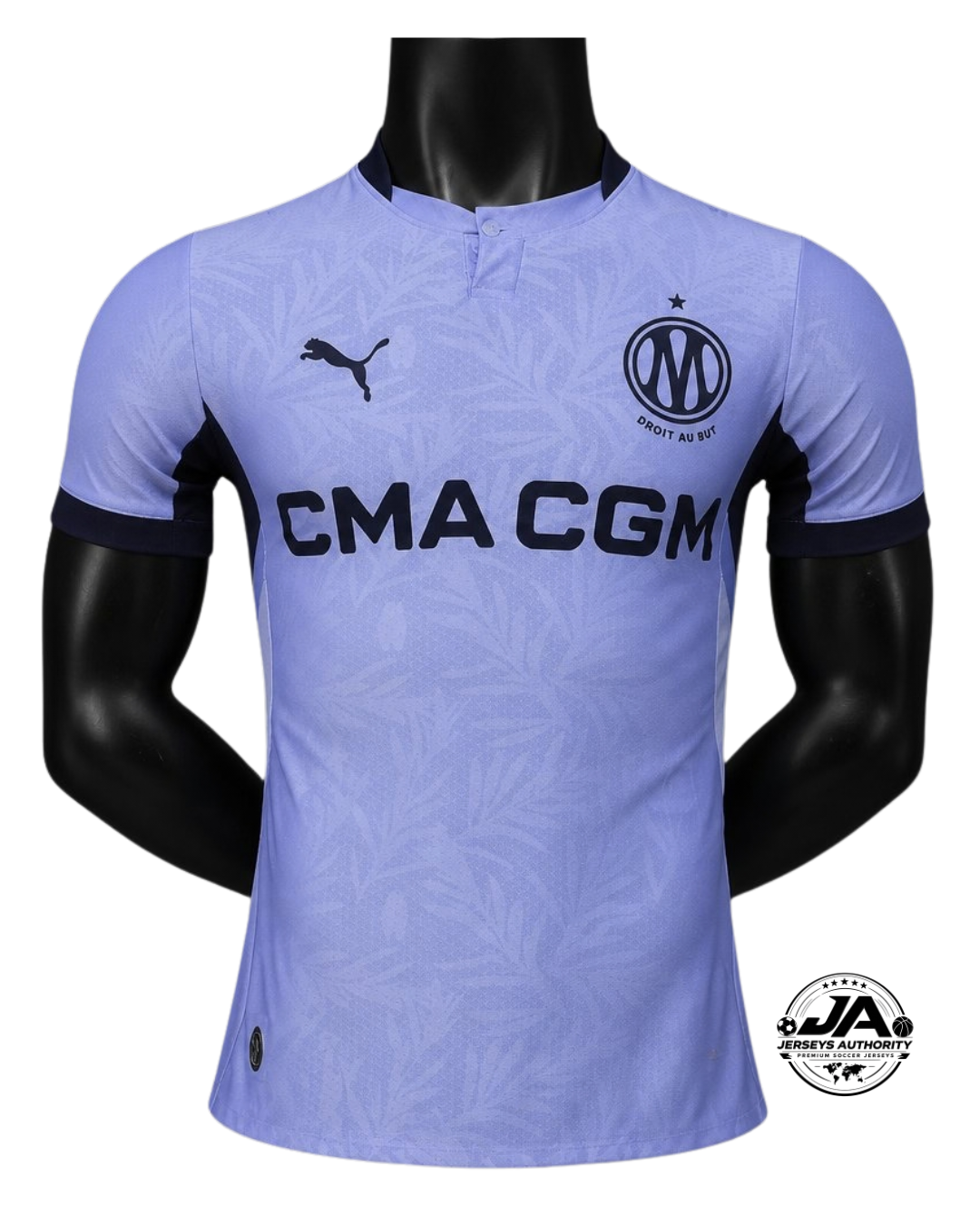 26/27 Olympique Marseille Third Player Lavender Jersey - Slim Fit