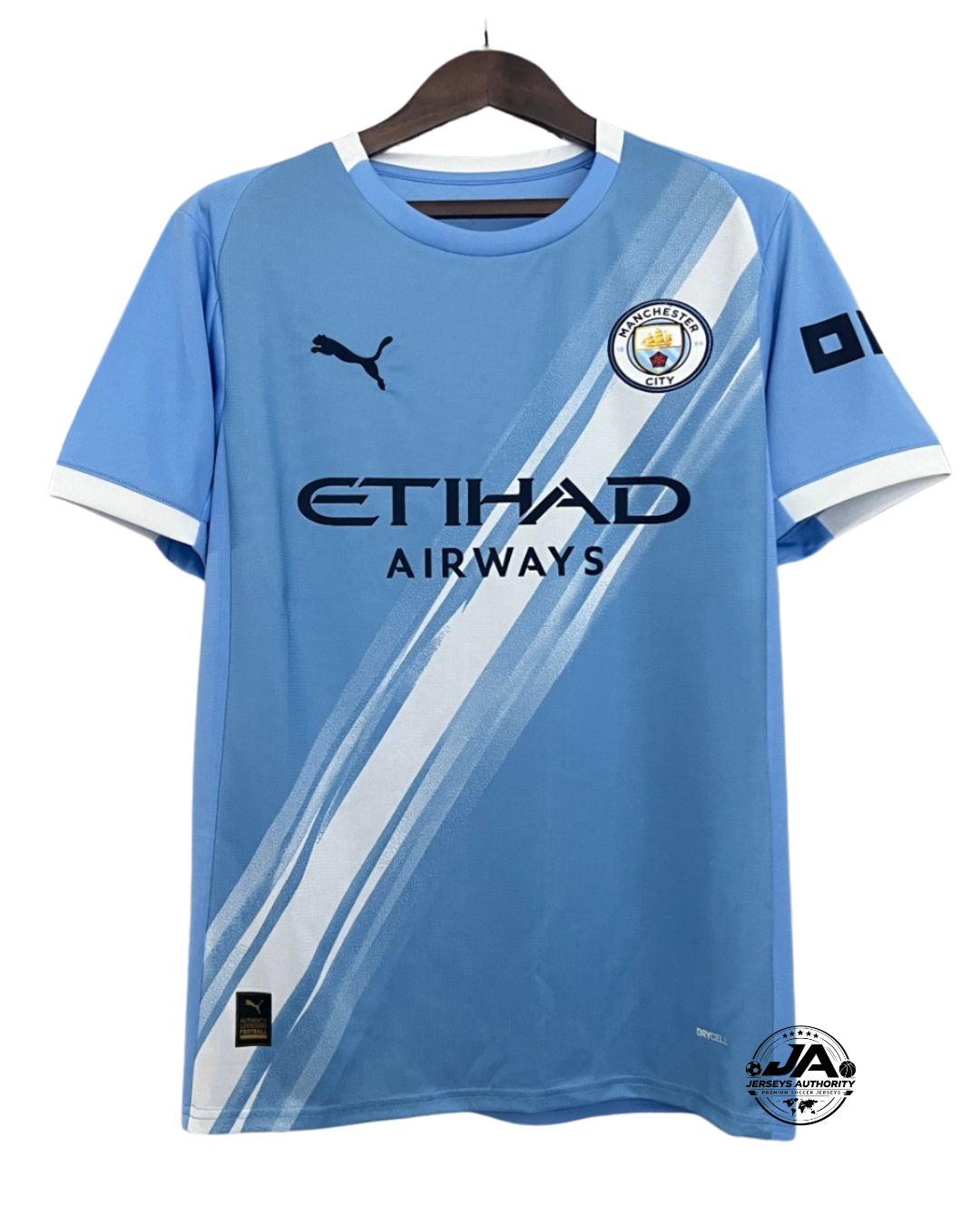 Camiseta de aficionado local del Manchester City 2025/26