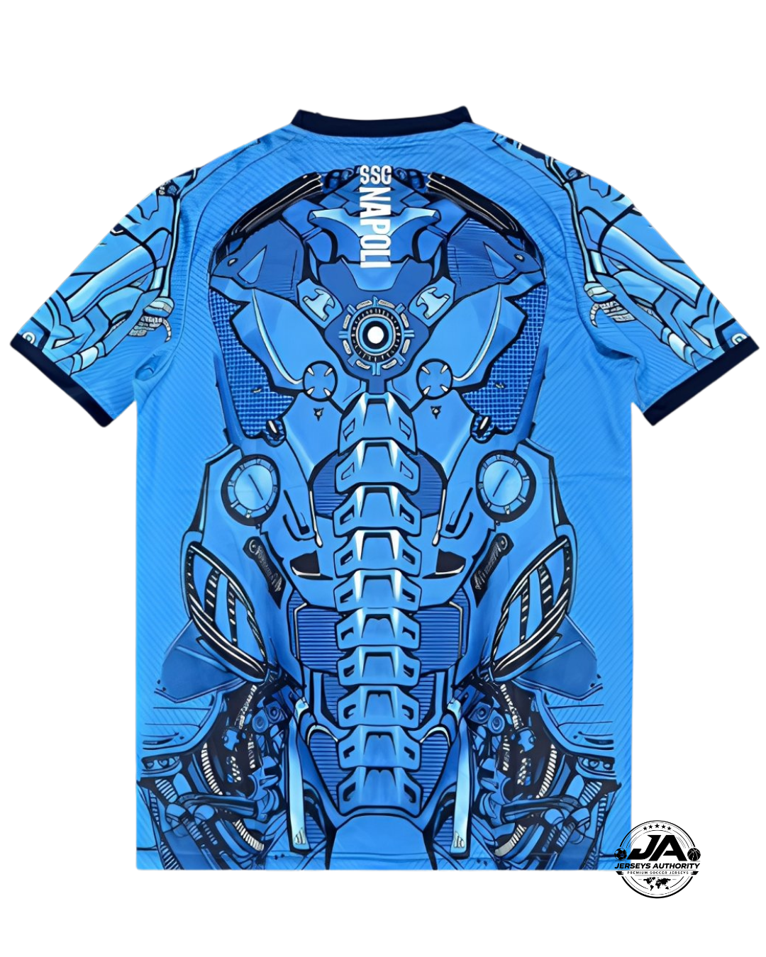 25/26 Napoli Blue Robotic Armor Pattern Jersey - Fan Version