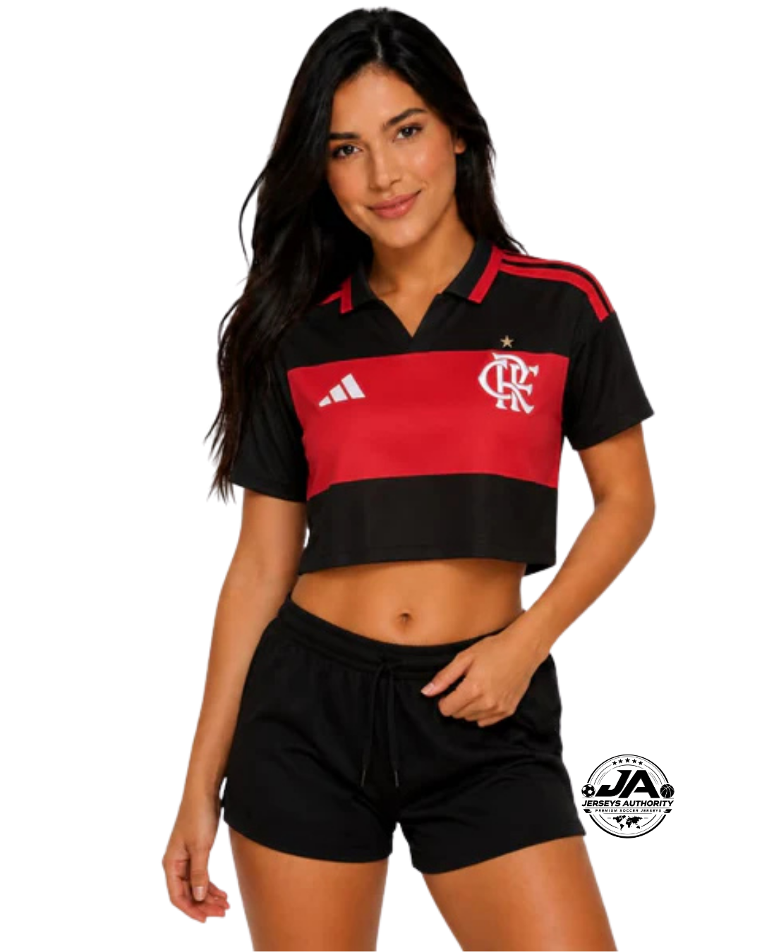 Camiseta Corta de Fútbol para Mujer Flamengo Primera Equipación 2026 - Aficionado