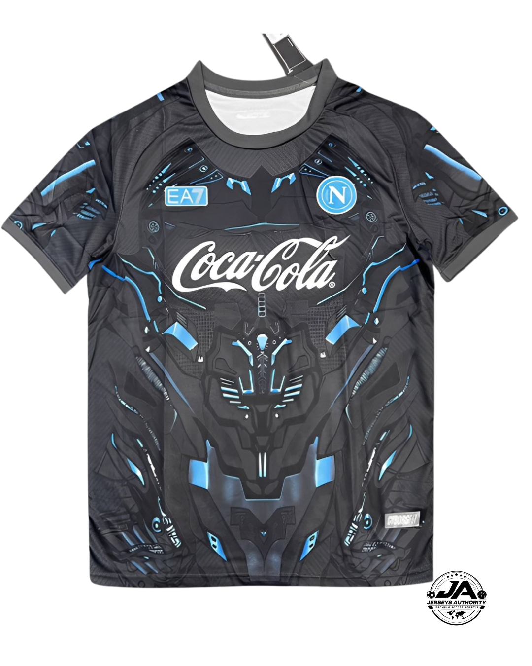 25/26 Napoli Gray Robotic Armor Pattern Jersey - Fan Version
