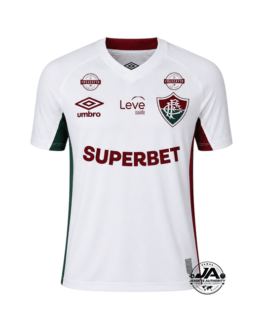 Camisa Feminina Umbro Fluminense 2025/26 II - All Sponsor e Patch Mundial