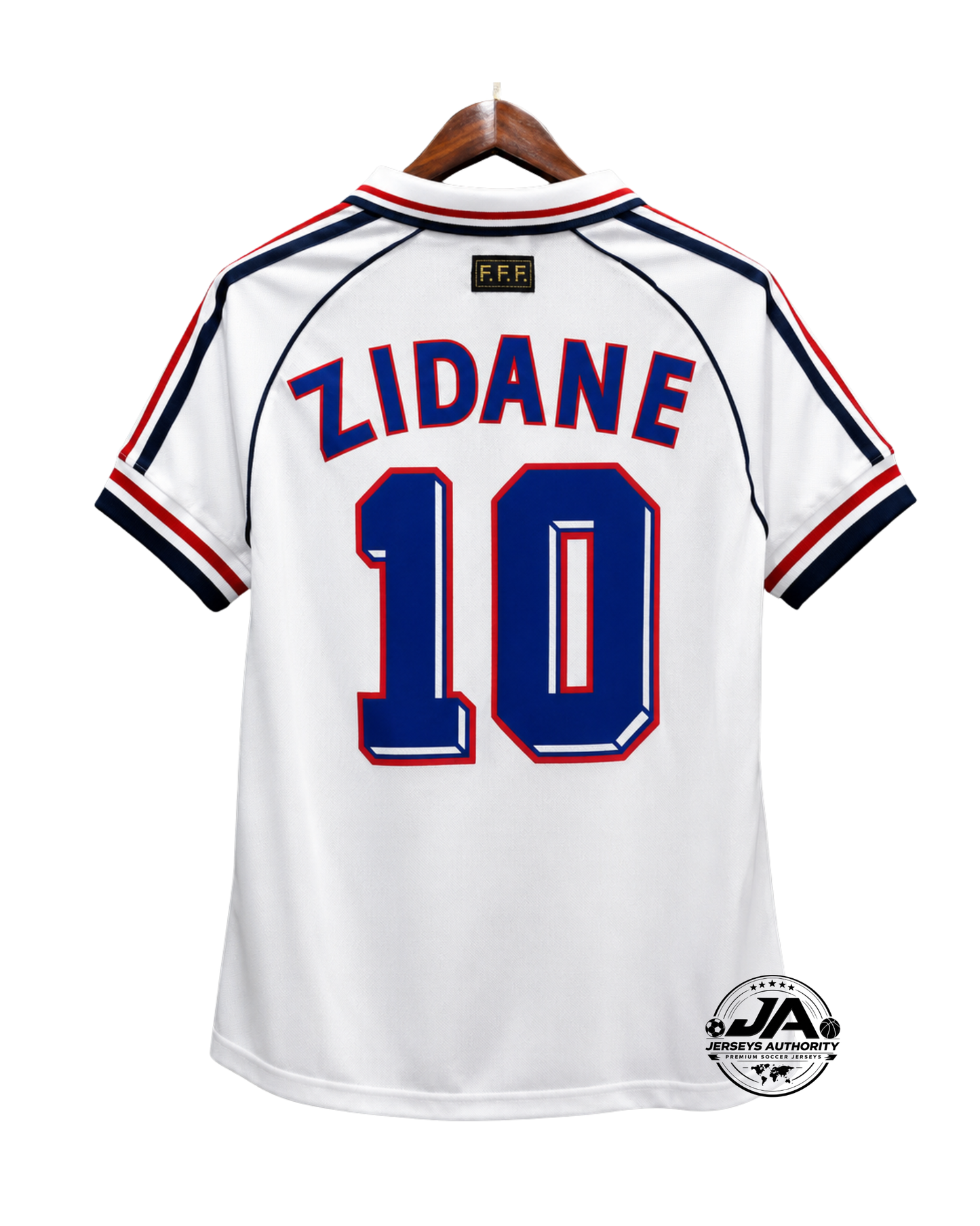 France 1998 World Cup Zidane #10 Away Jersey