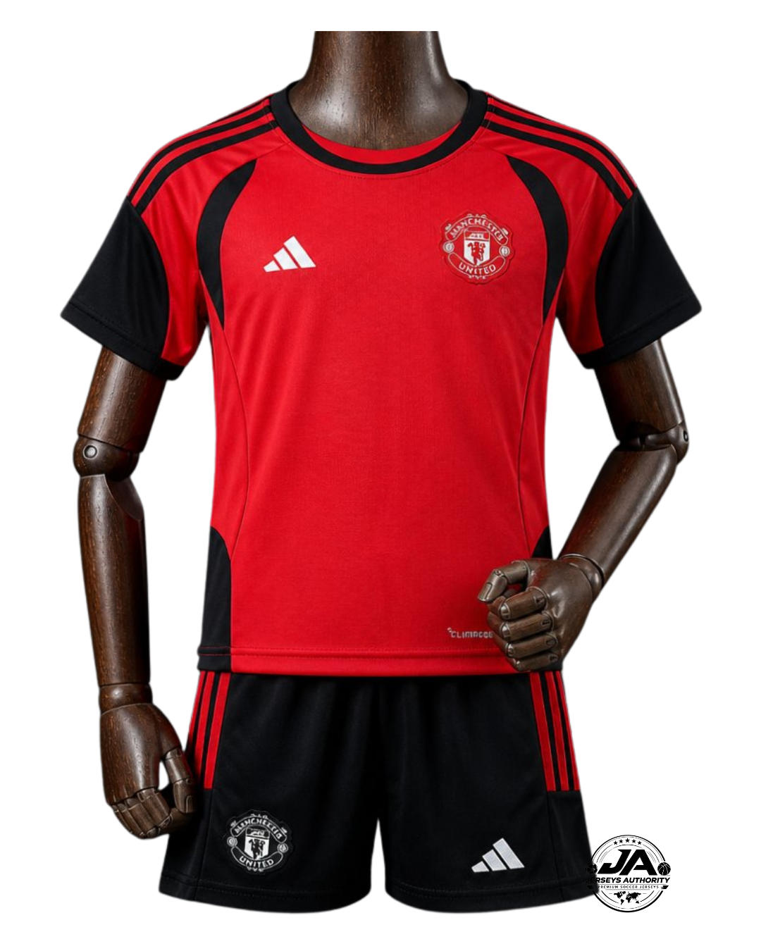 Equipación de niño Manchester United de entrenamiento local roja 2026/27