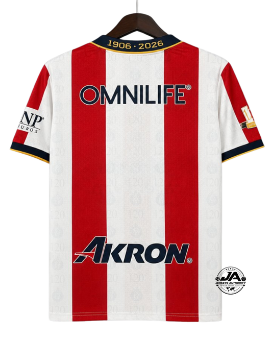 2026/27 Chivas de Guadalajara 120Th Anniversary Home Jersey - Fan Version