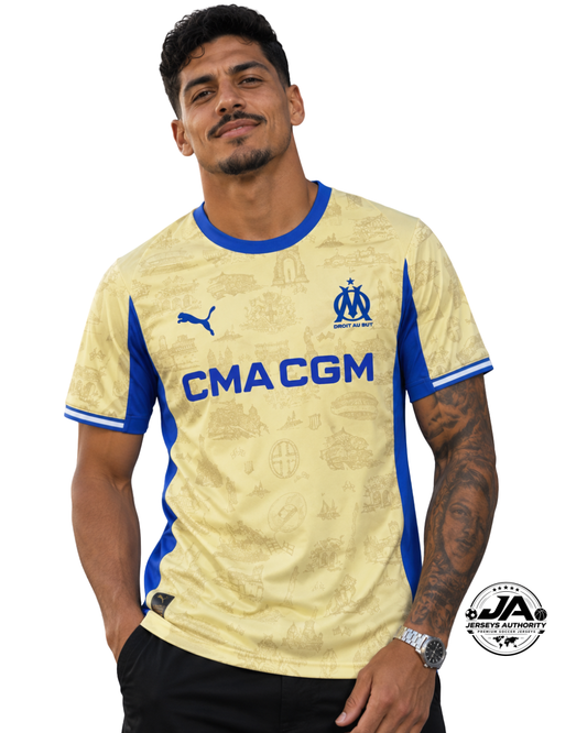 Camiseta de visitante del Olympique Lyonnais 2025/26 - Versión aficionado