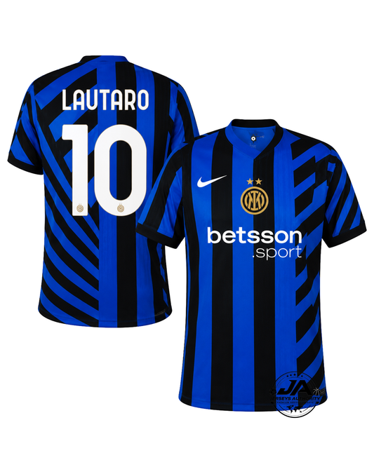 Inter Milan Lautaro 10 Home Jersey 2024/25 UCL UEFA Foundation