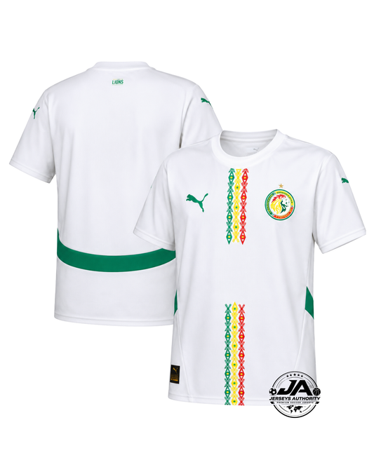 Senegal 25/26 White Jersey - Player Version - Slim Fit