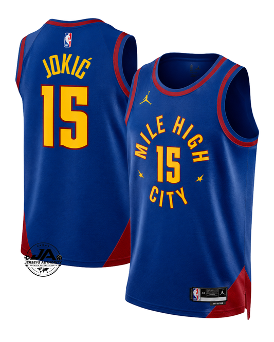 Nikola Jokić Denver Nuggets Statement Edition Jersey - Blue