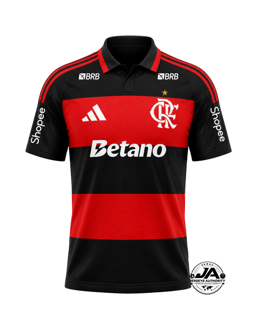Flamengo 26/27 Home Jersey #PAQUETA - All Sponsors - Fan Version