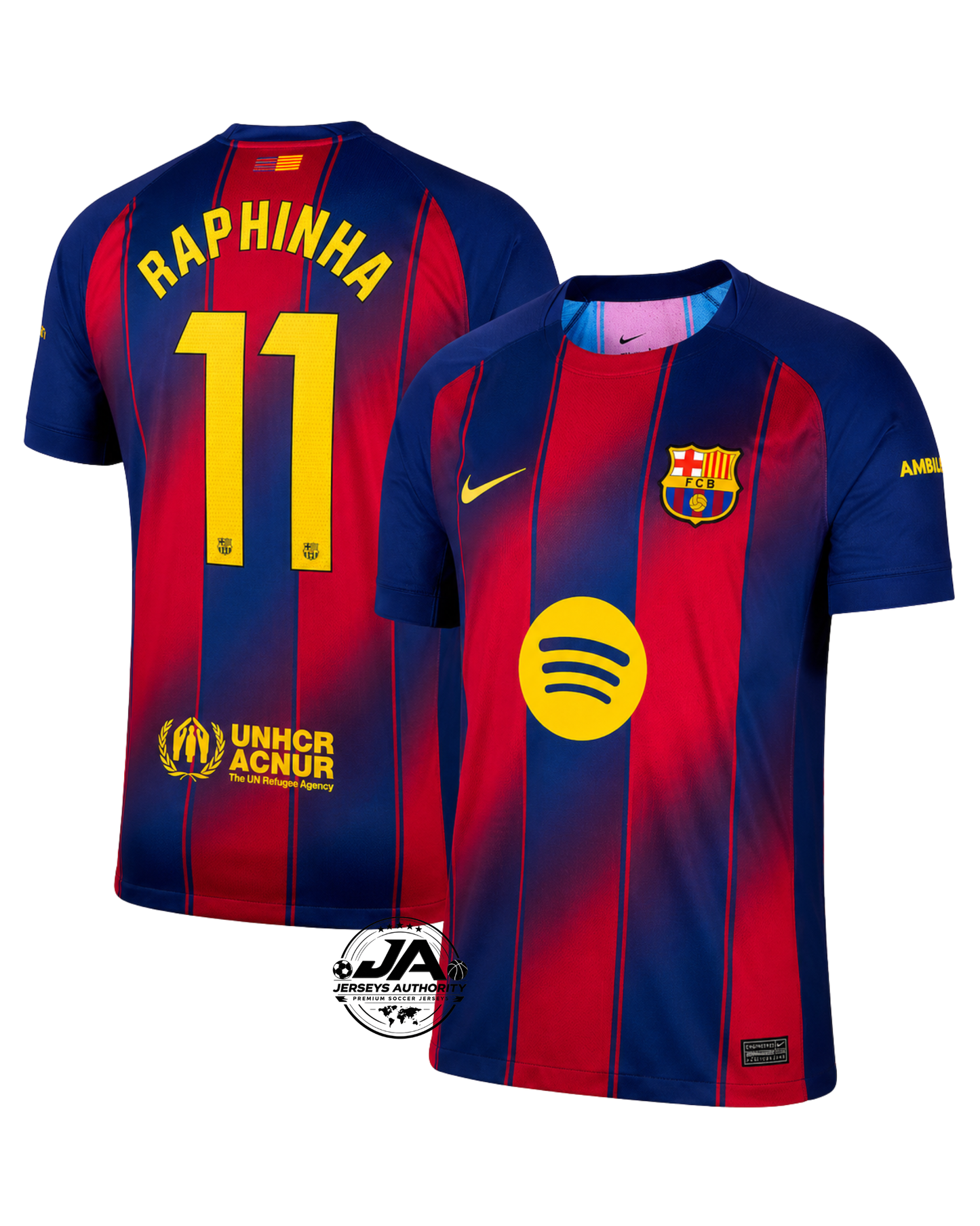 Barcelona Home Raphinha 11 Home Fan Jersey 2025/26