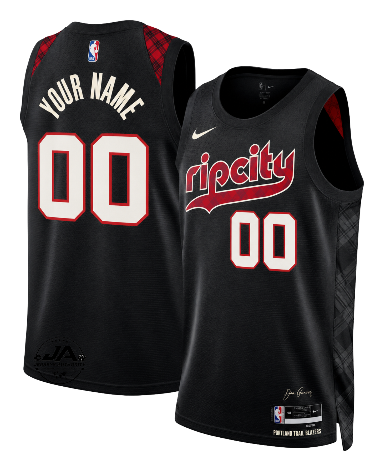 Portland Trail Blazers City Edition Jersey - Black