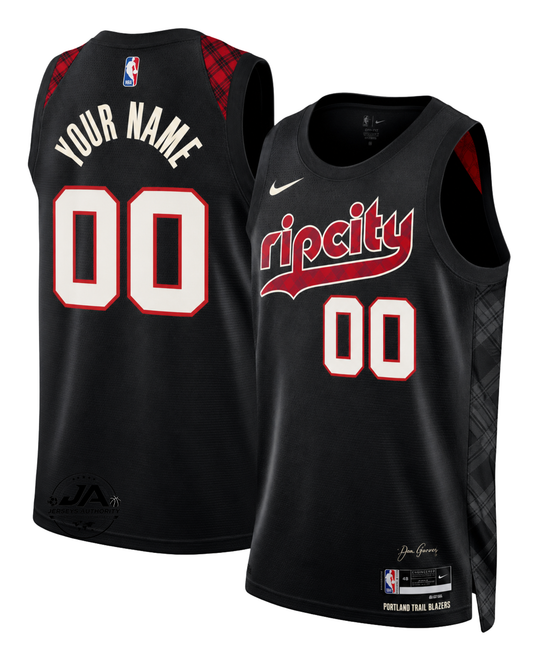 Portland Trail Blazers City Edition Jersey - Black