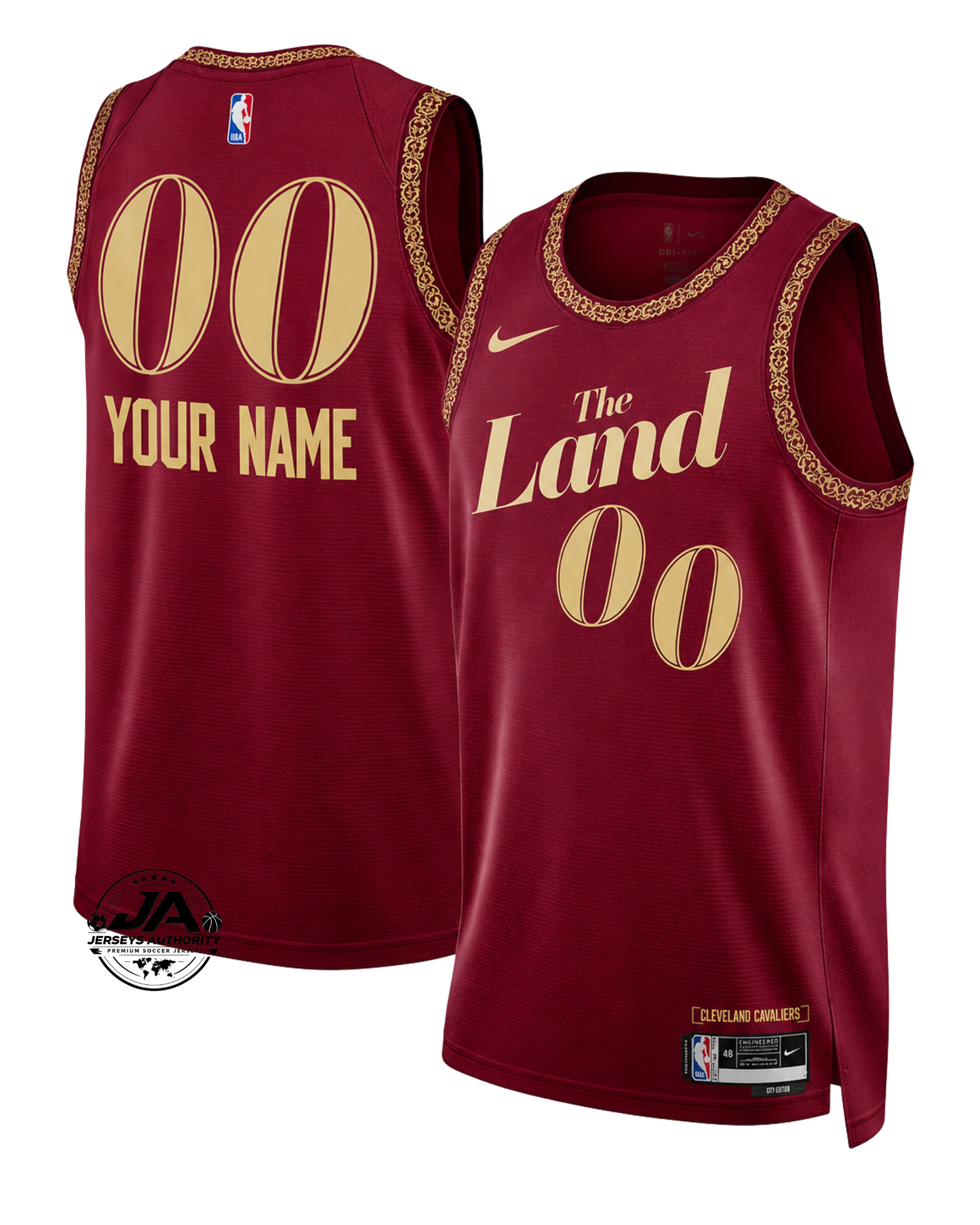 Cleveland Cavaliers City Edition Jersey - Wine
