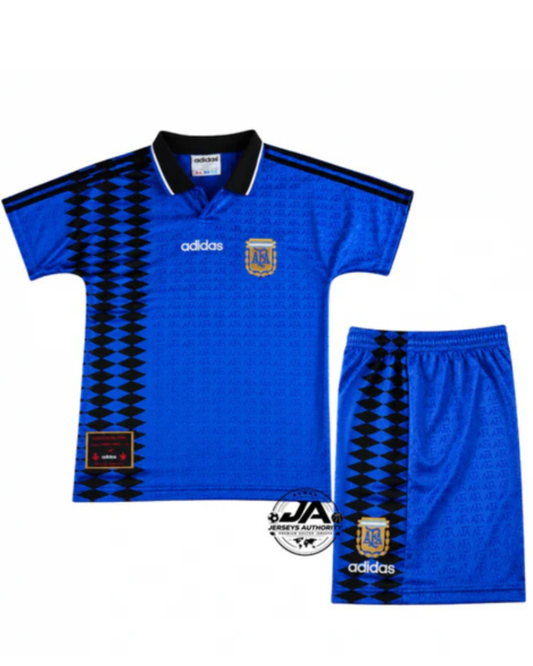 Kids Retro Argentina Away Jersey 1994