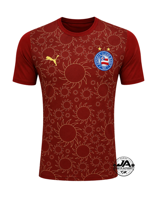 Camisa Bahia III 25/26 s/n Puma Masculina - Vermelho Fan version