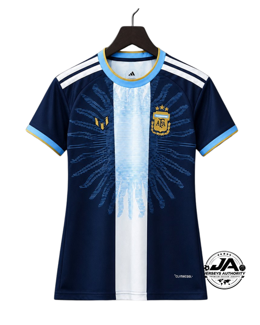 2026 Women Argentina MESSI Tribute Blue Jersey