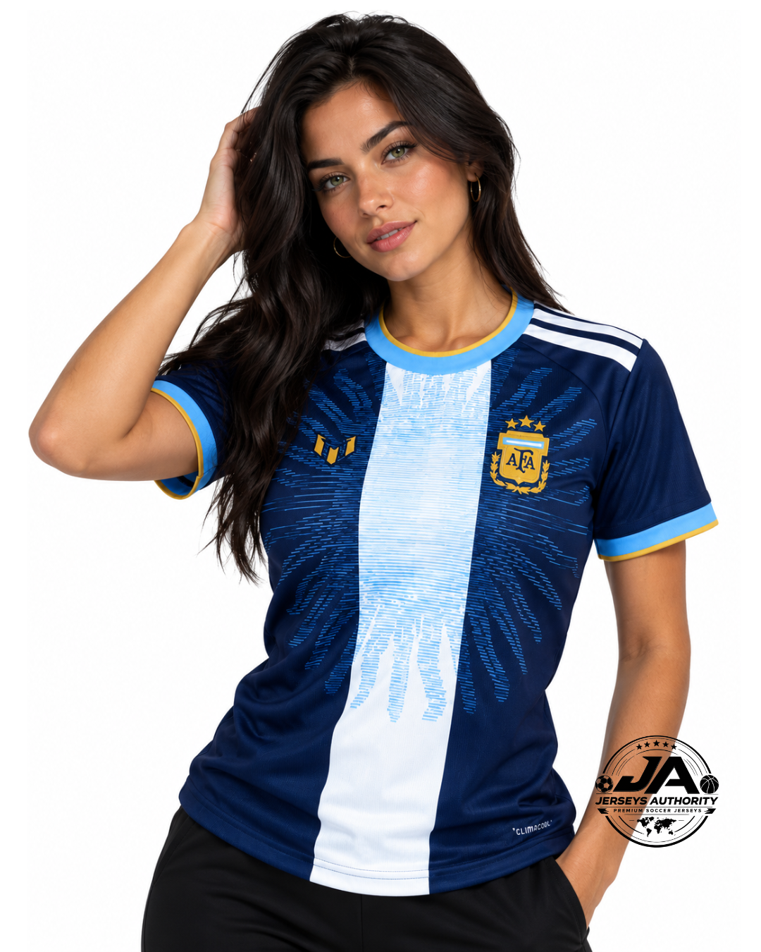 2026 Women Argentina MESSI Tribute Blue Jersey