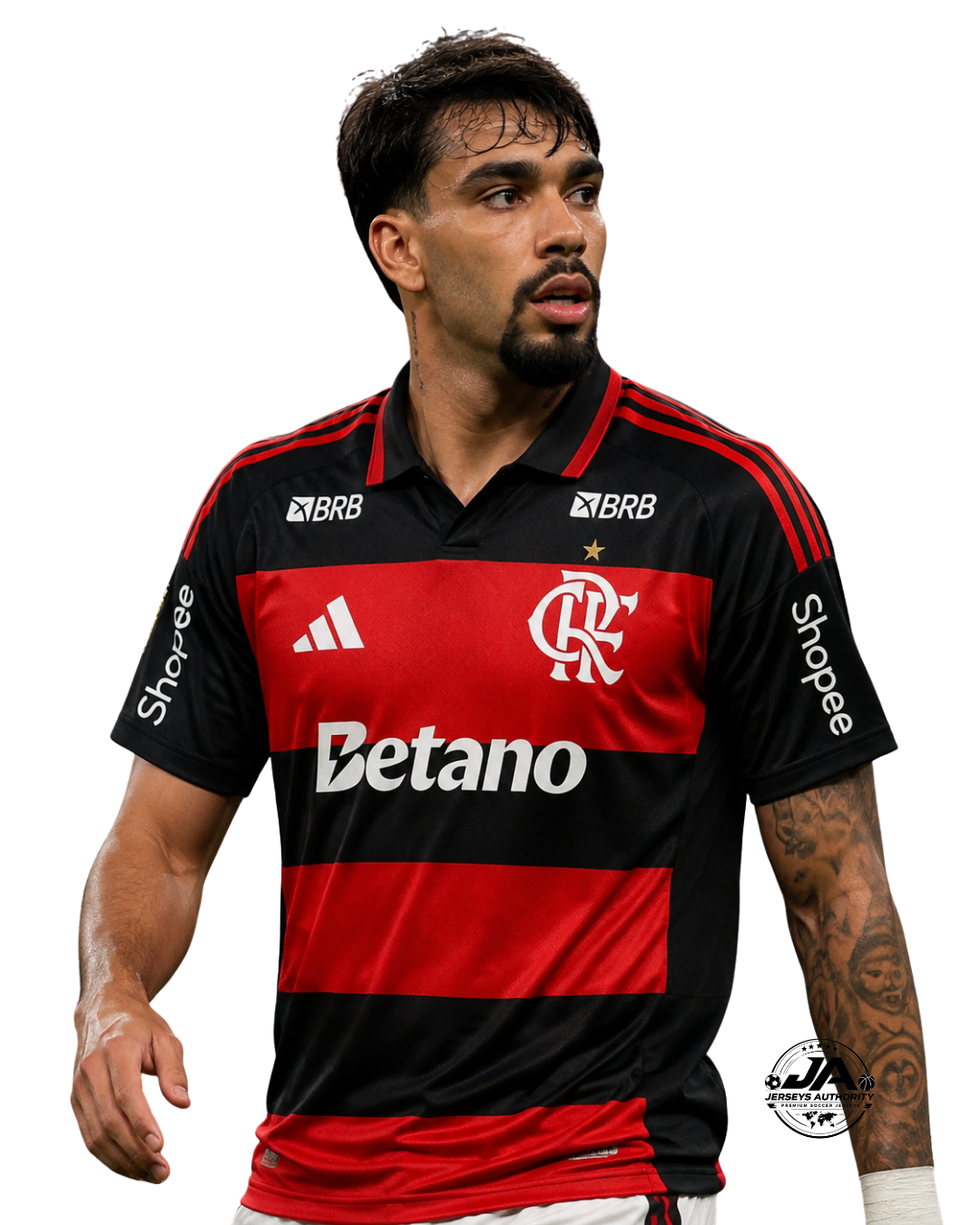 Camiseta Flamengo I 2026/27 Local Paquetá Patrocinadores Completos - Aficionado