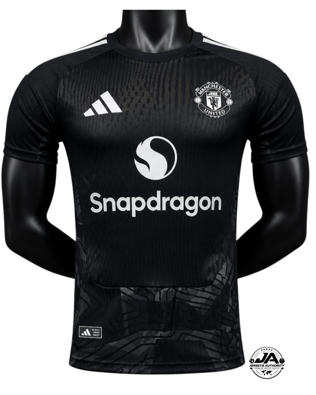 Camiseta de portero negra entallada del Manchester United 2026/27