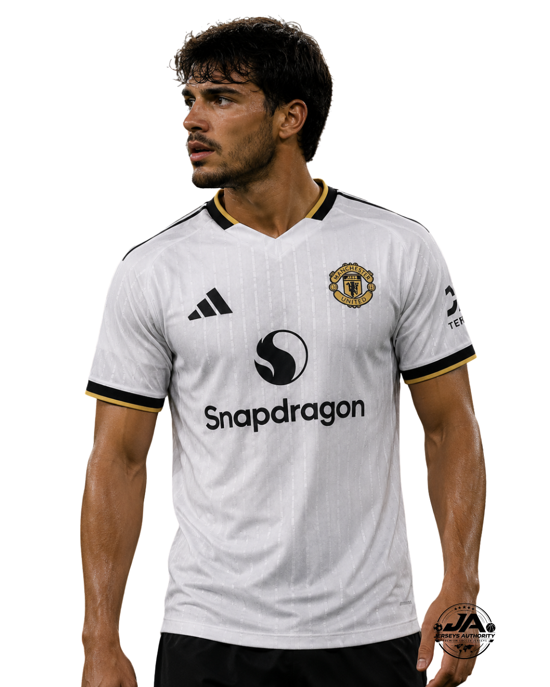 Camiseta de jugador de visitante blanca del Manchester United 2026/27 - Corte ajustado