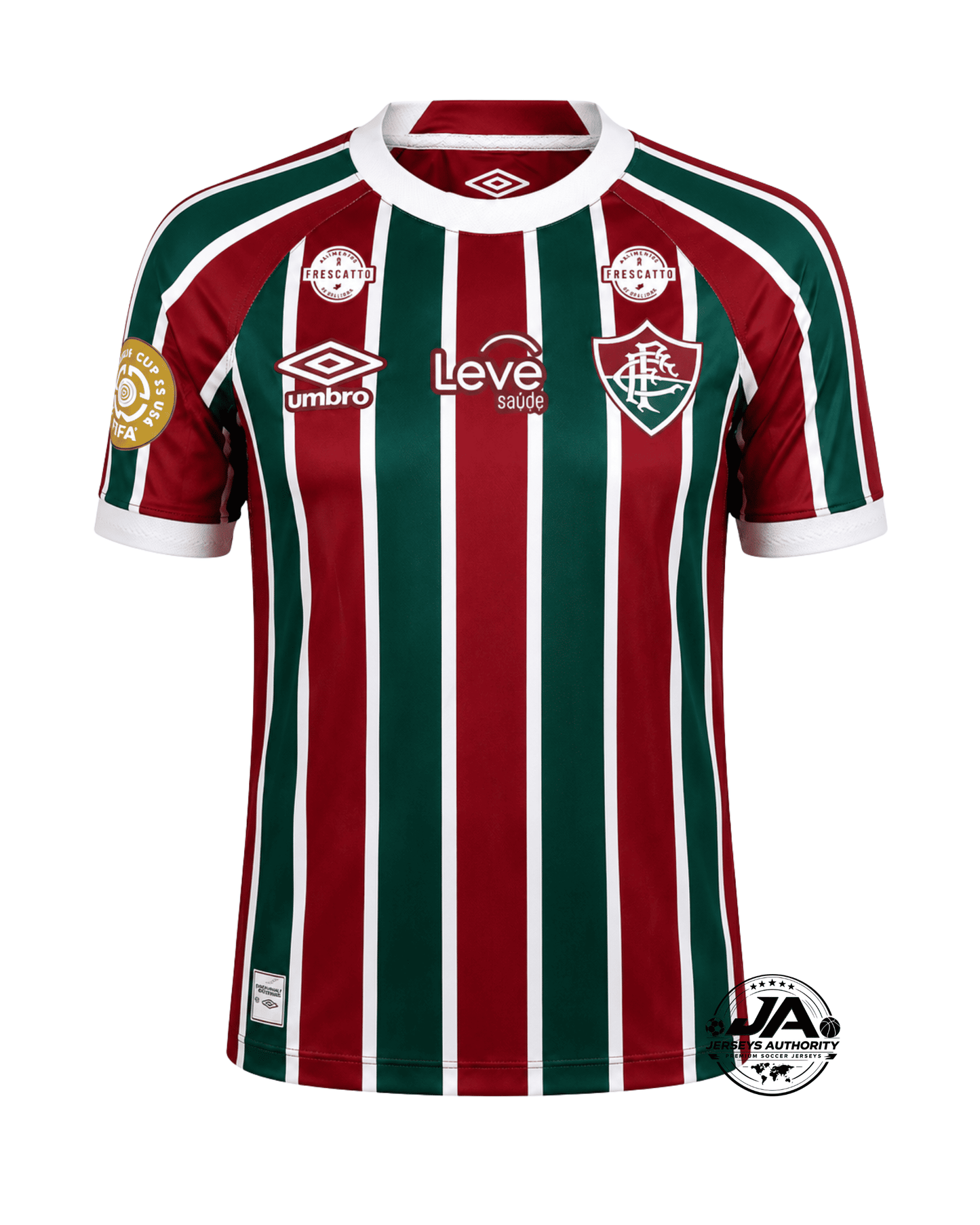 Camisa Feminina Umbro Fluminense 2025/26 I - All Sponsor e Patch Mundial