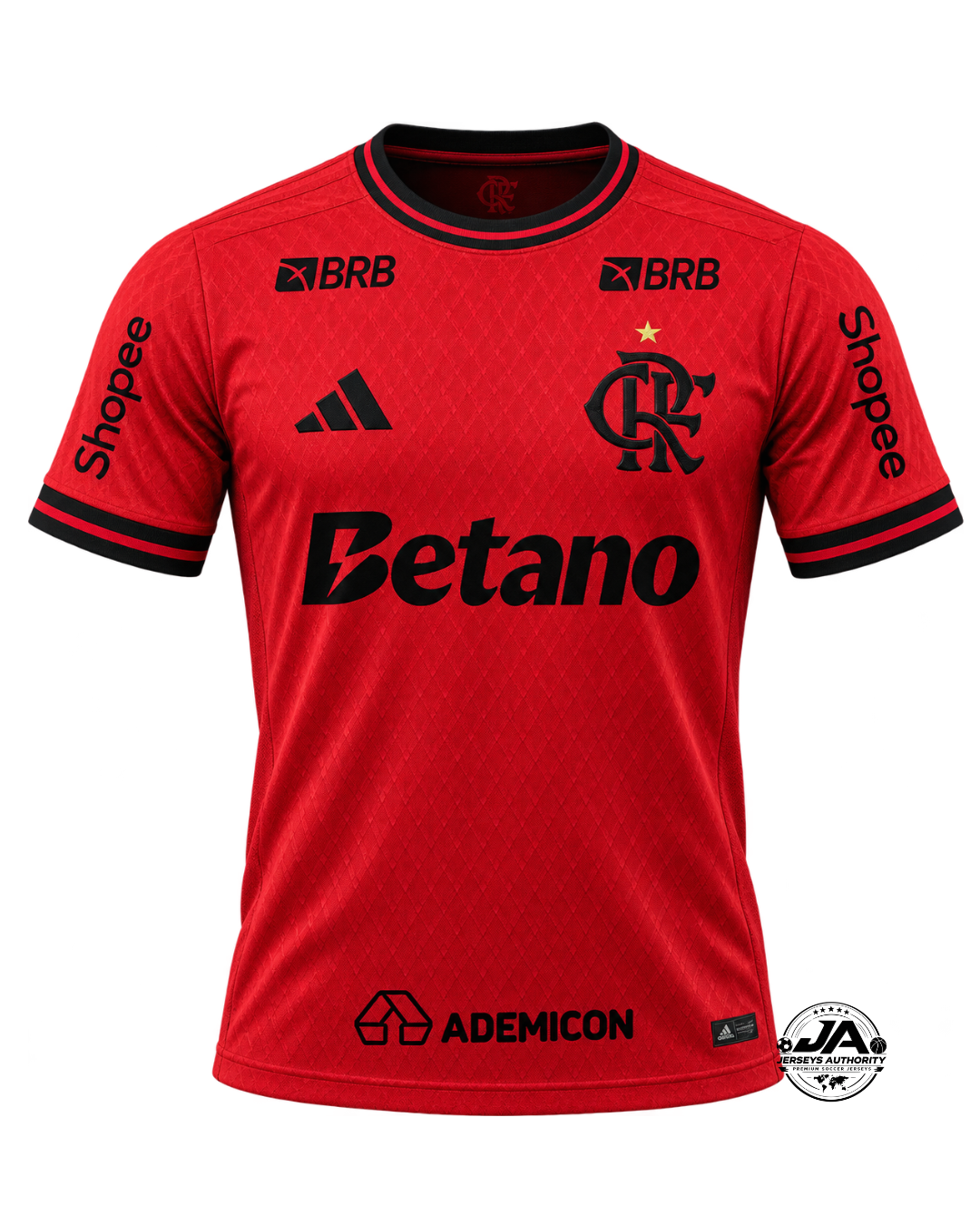 Camiseta Roja Edición Especial 26/27 de Flamengo con Todos los Patrocinadores - Versión Fan