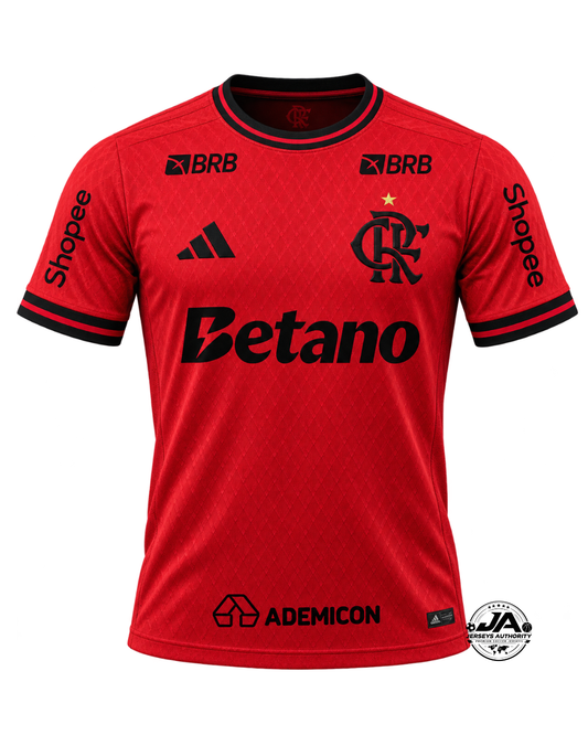 Flamengo 26/27 Special Edition Red Jersey Full Sponsors - Fan Version