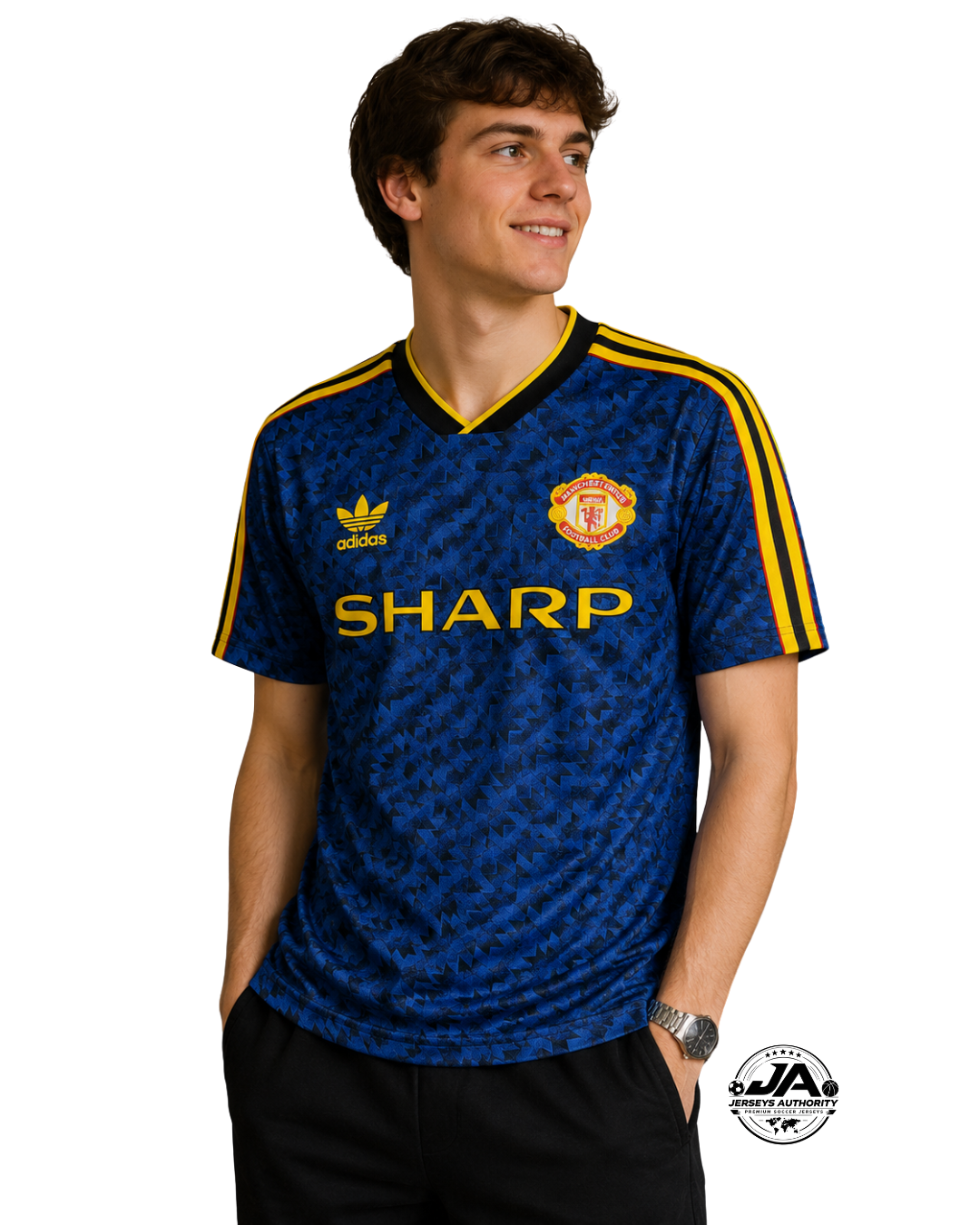 2026/27 Manchester United 1990-92 Vintange Remake Away Jersey - Fan Version