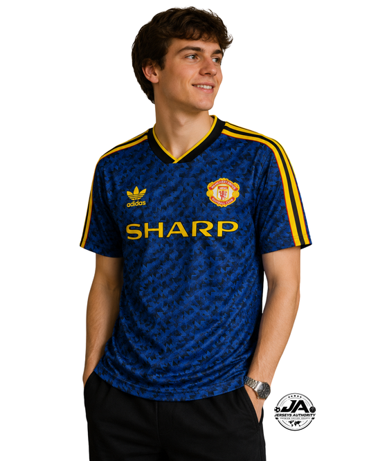 2026/27 Manchester United 1990-92 Vintange Remake Away Jersey - Fan Version