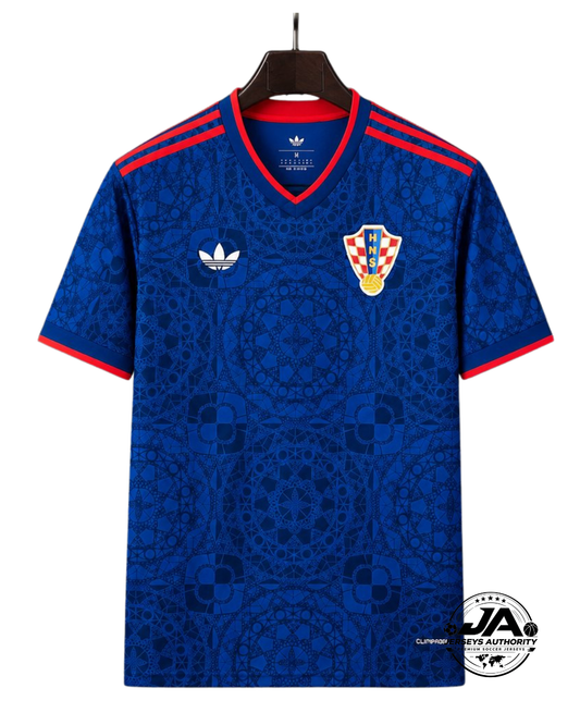 2027 Croatia Away Navy Blue Jersey - Fan Version