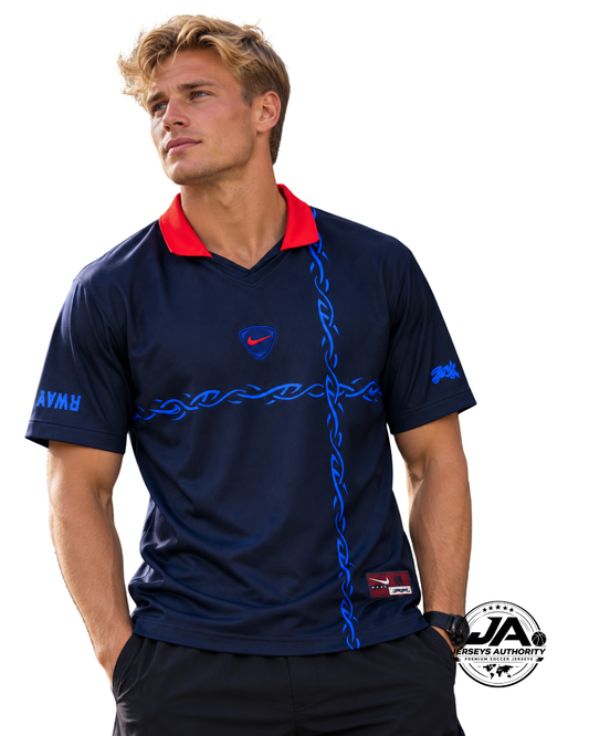 2026 Norway x Travis Scott Cactus Jack Total 90 Navy Jersey