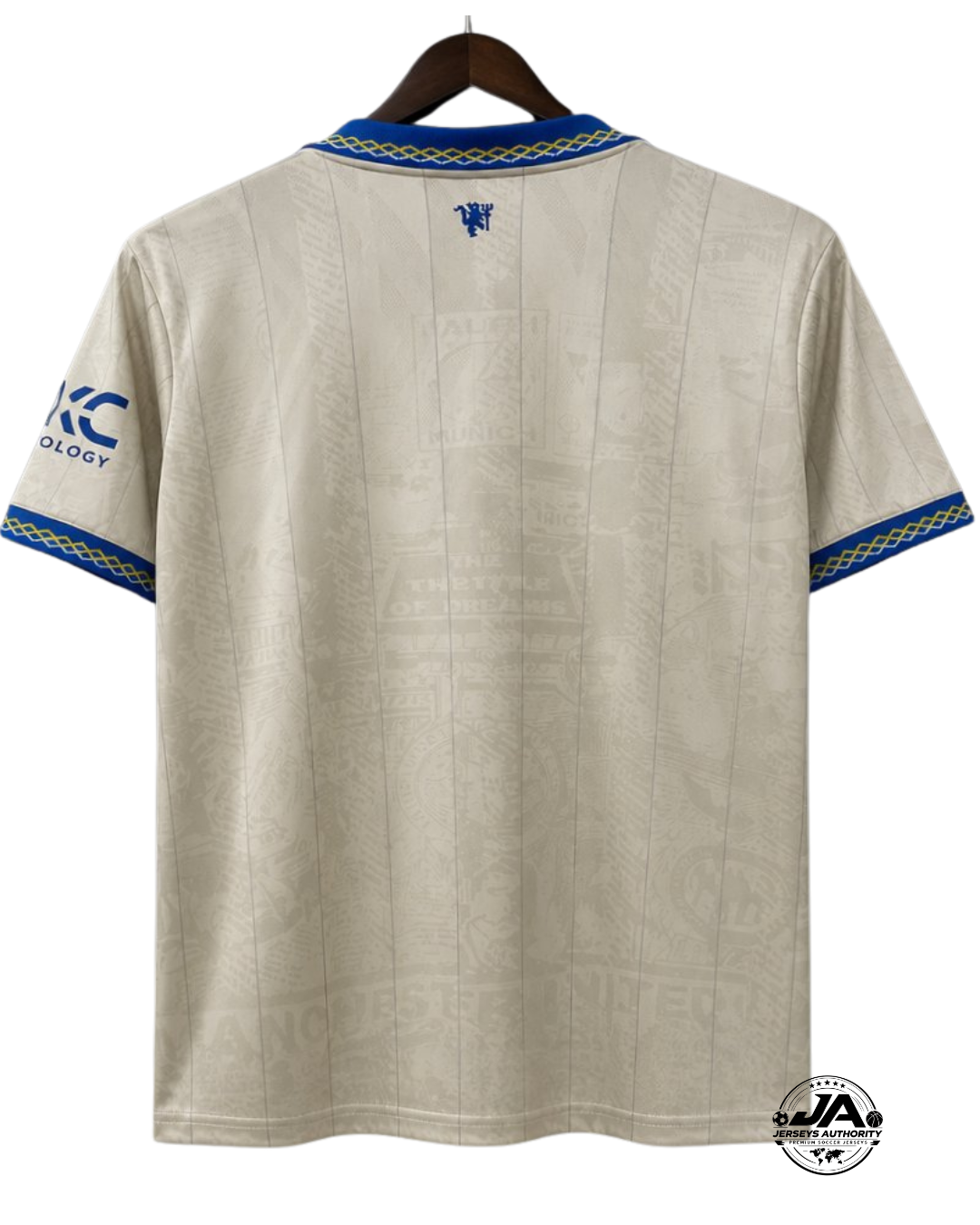 Manchester United 2026/27 Third Concept Cream Blue Jersey - Fan Version