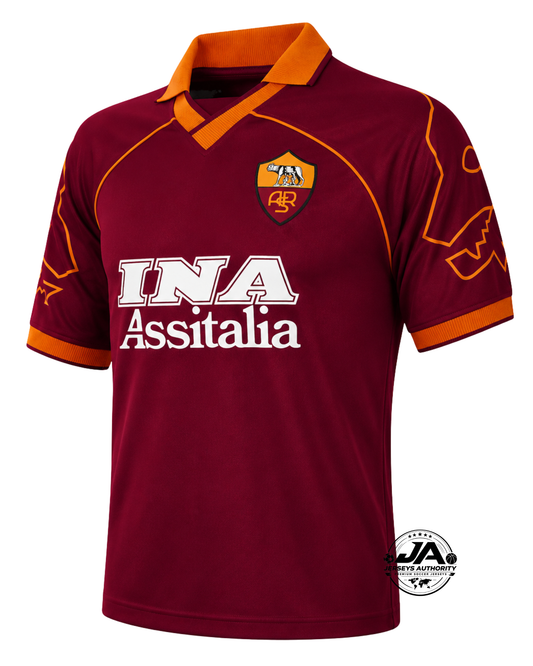 AS Roma 99/00 Home Jersey - Retro Version