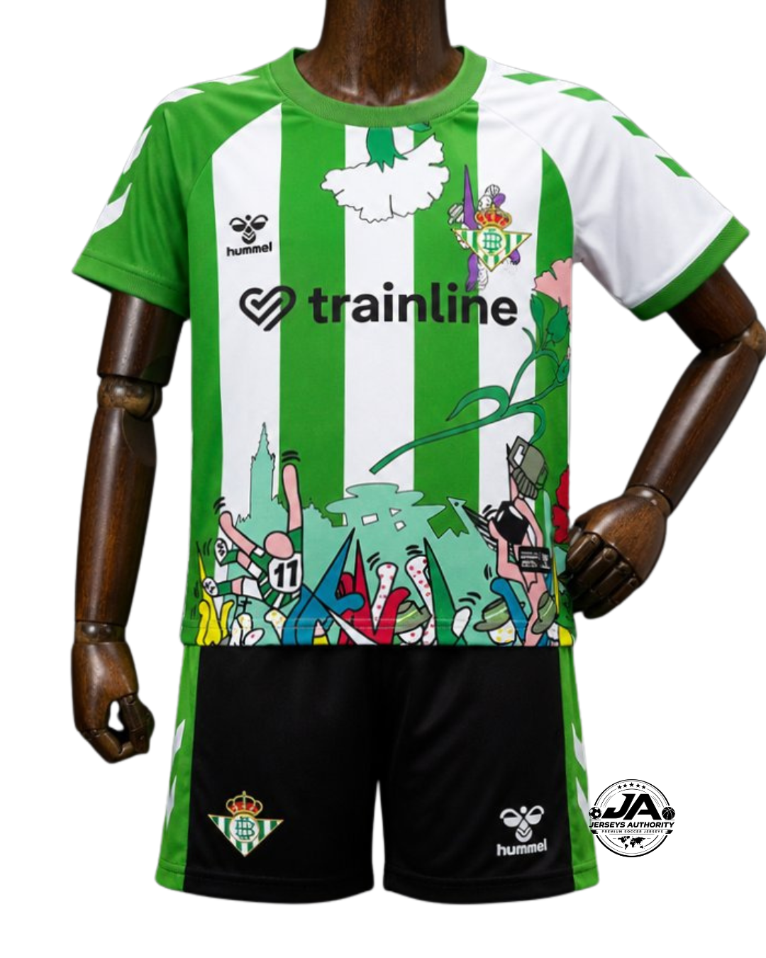 Kids Kit Real Betis 2025/26 Pre-Match Jersey