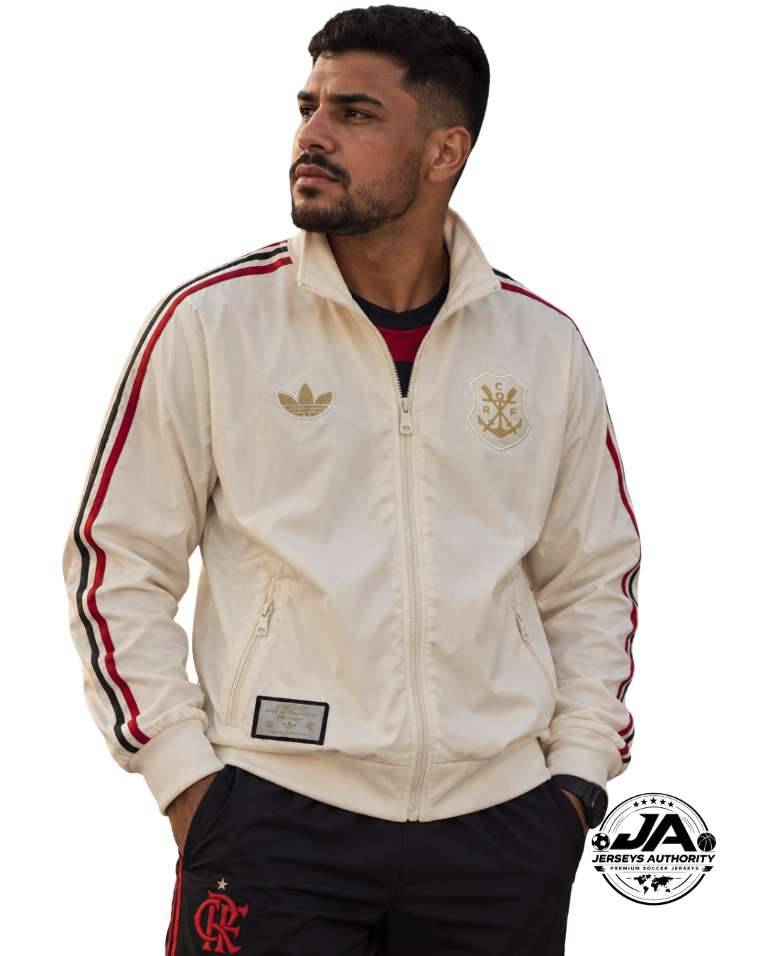 25/26 Flamengo Full Zipper Windbreaker - model