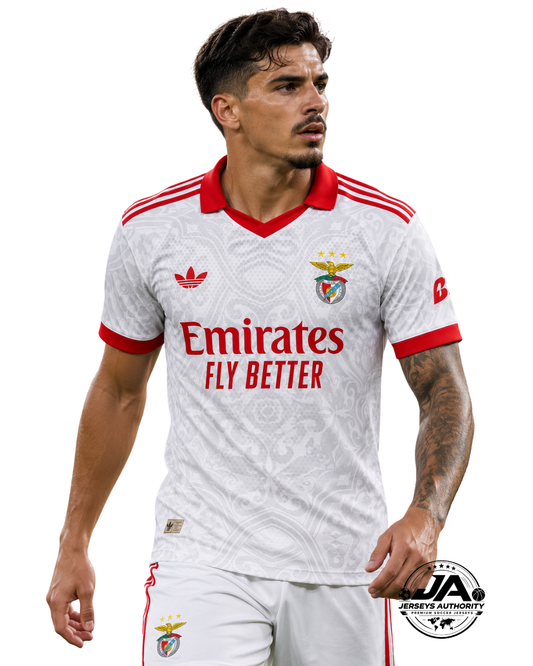 2026/27 Mens Benfica Away Player Jersey - Slim Fit