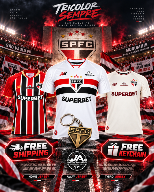 Sao Paulo Combo 26/27, Home, Away and Third - Fan Version