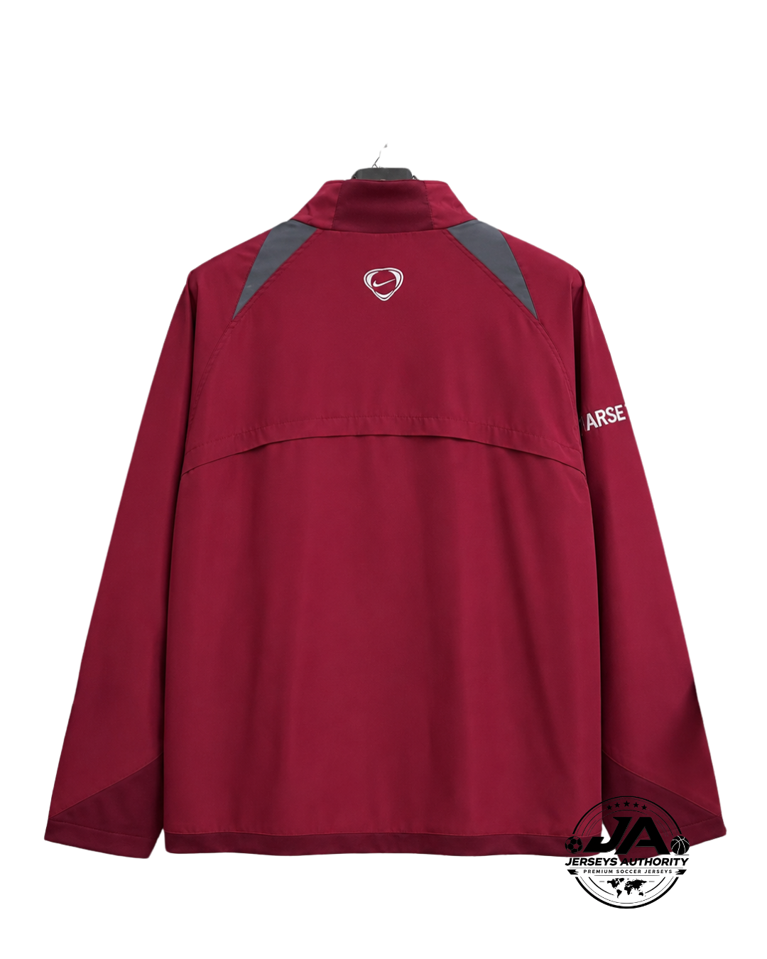 26/27 Arsenal Red Full Zipper Windbreaker - back