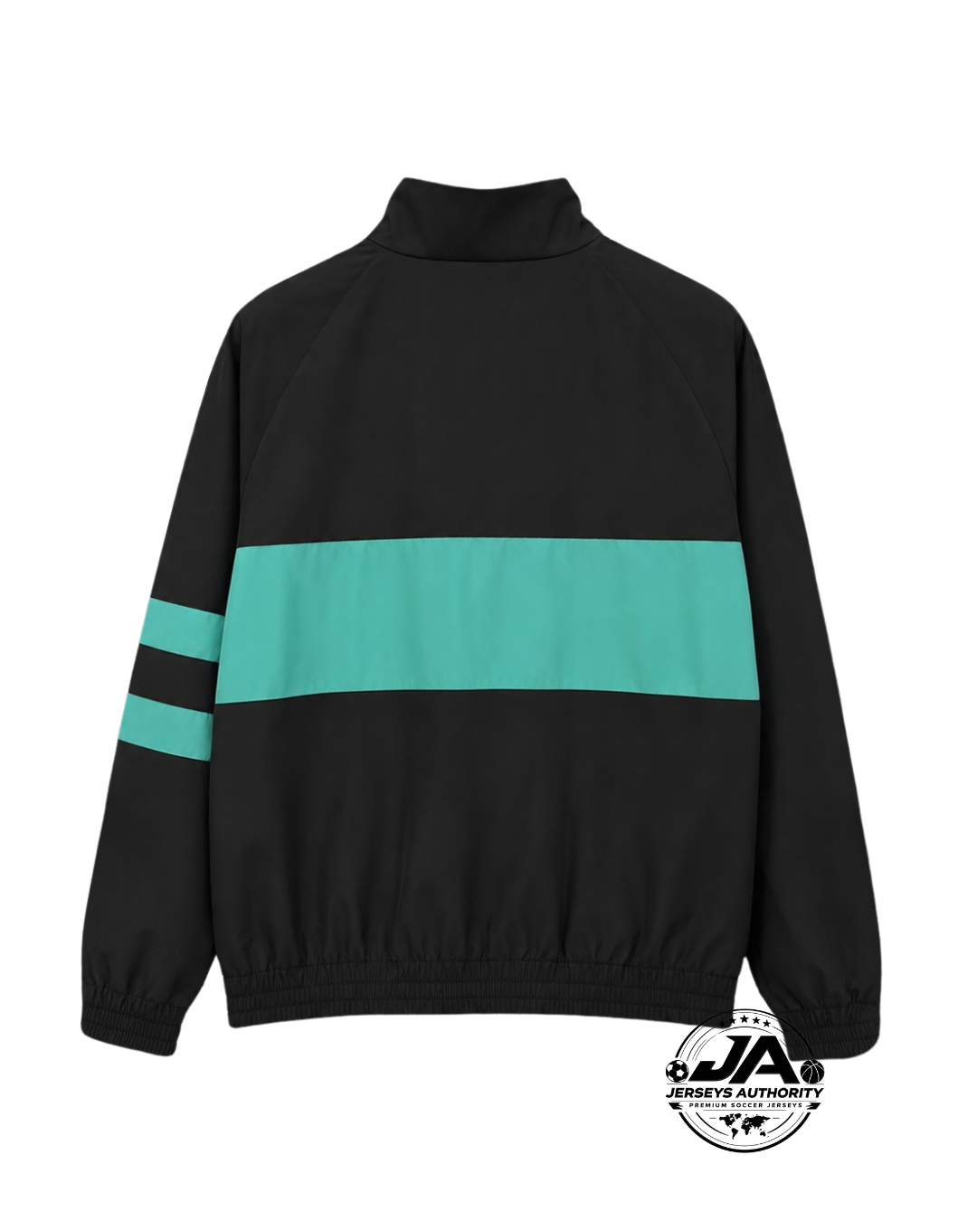 26/27 Barcelona Black Full Zipper Windbreaker - back